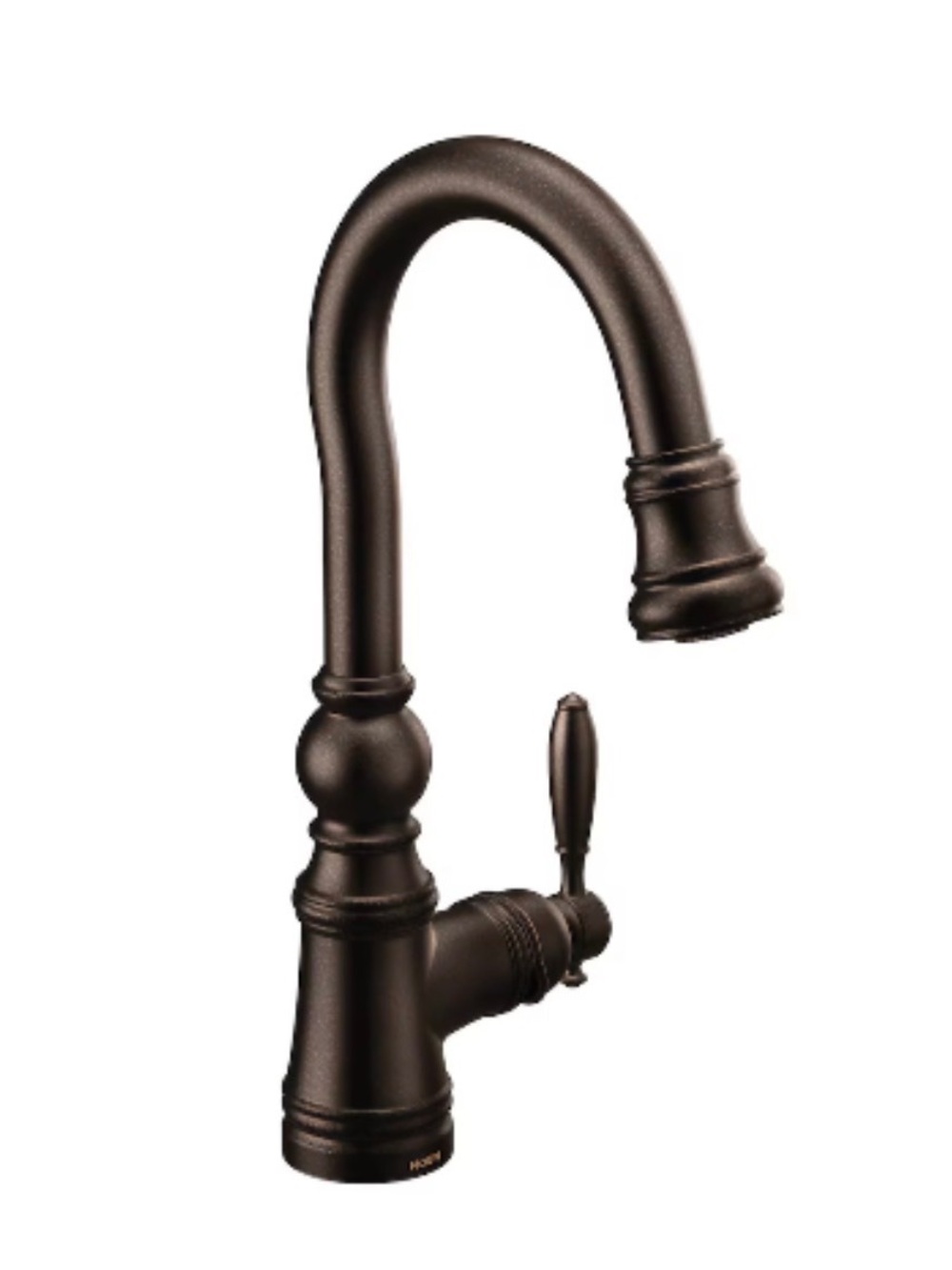 🔥 NEW Moen Weymouth Shepherd’s Hook Pulldown Kitchen Faucet – Oil-Rubbed Bronze